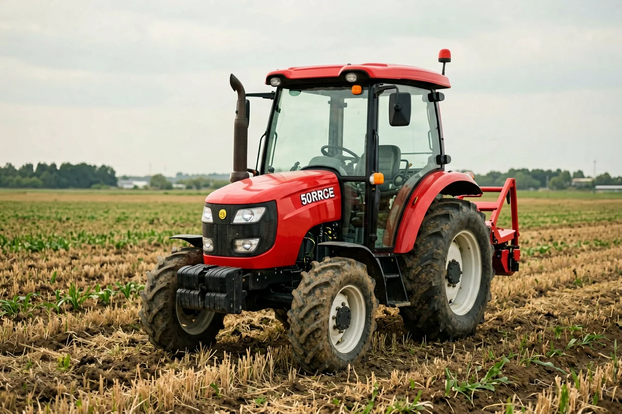 Red YUFENG utility tractor for general farm operations