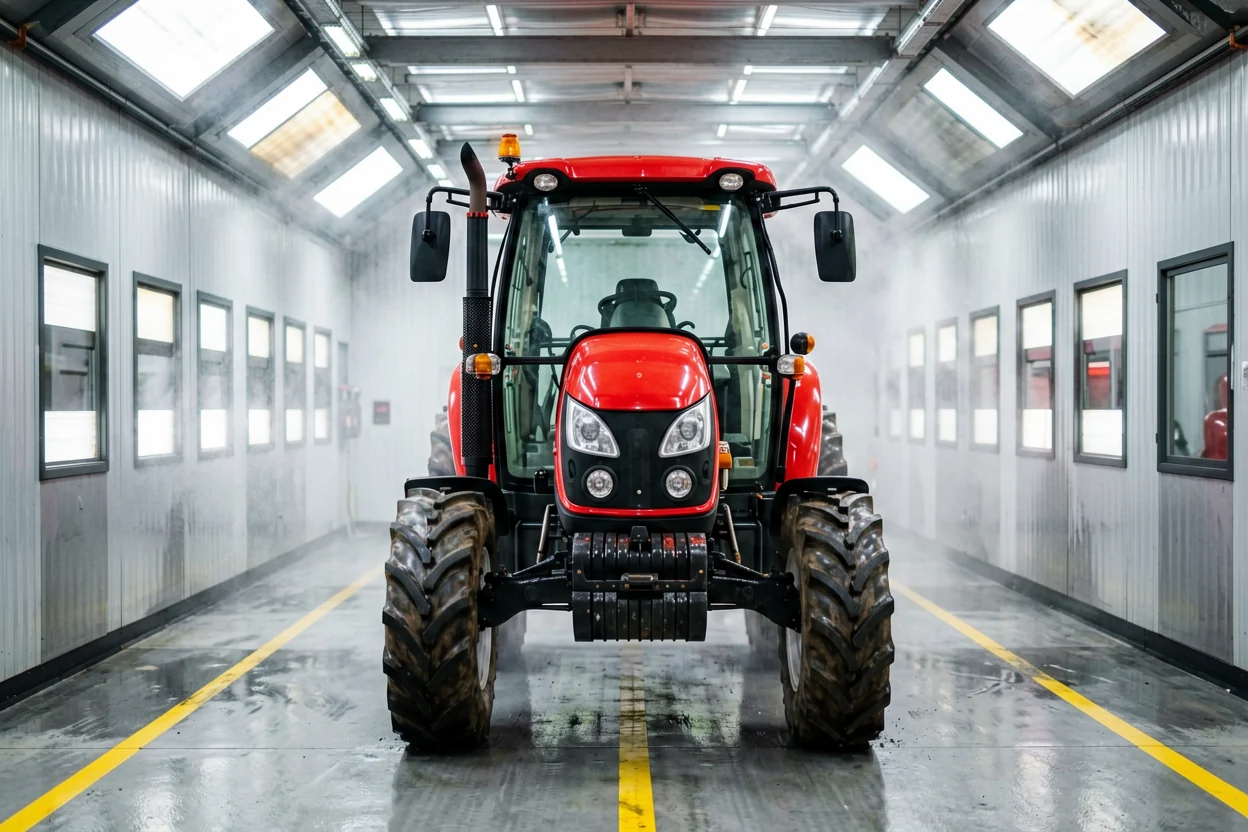 YUFENG tractor painting process