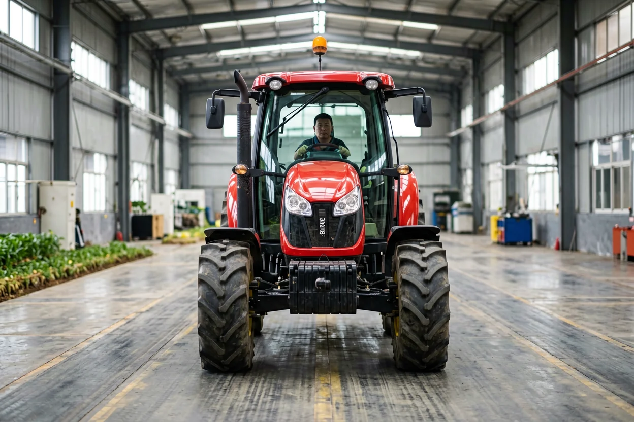 YUFENG tractor testing before delivery