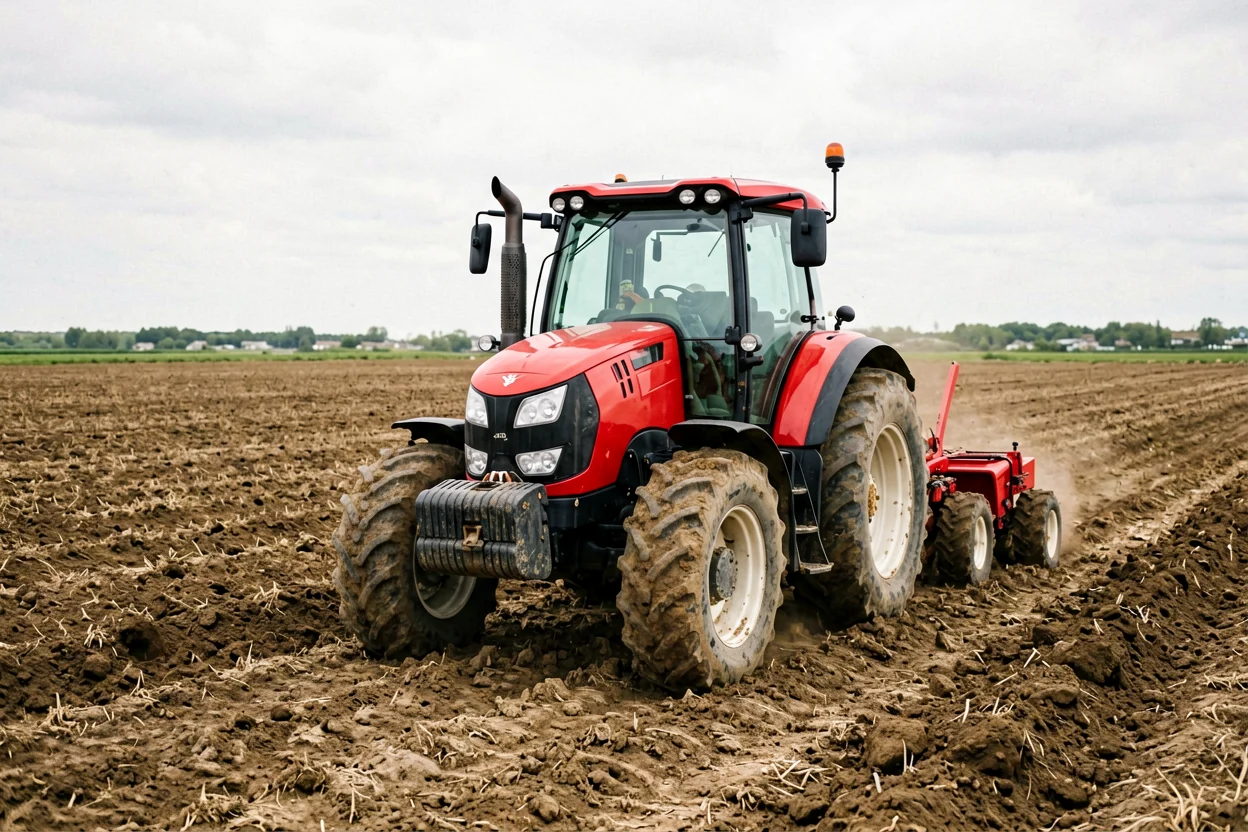Tractor for heavy tillage