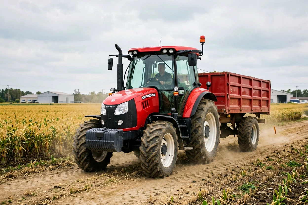Tractor for farm transport