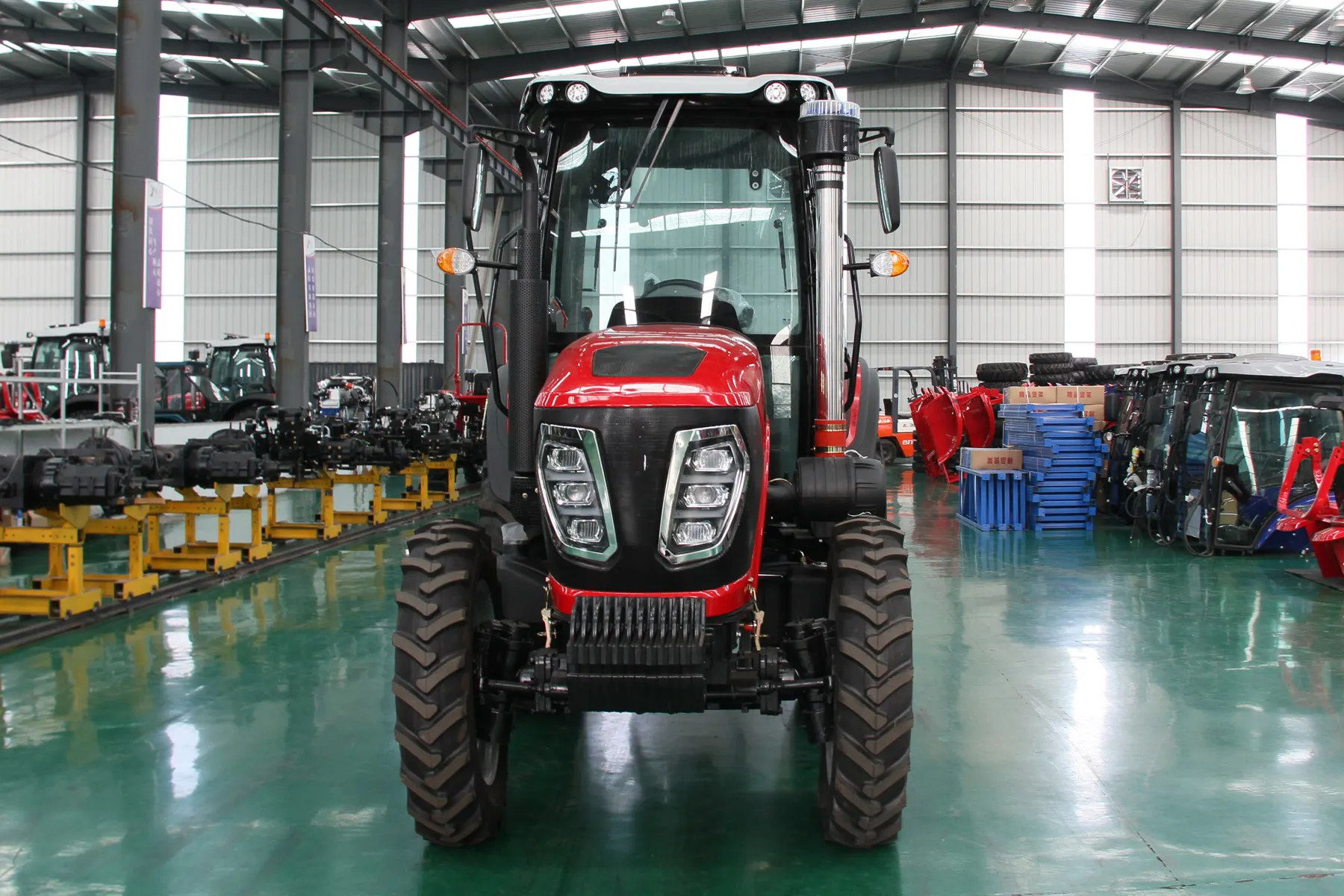 Tractor cabin inspection