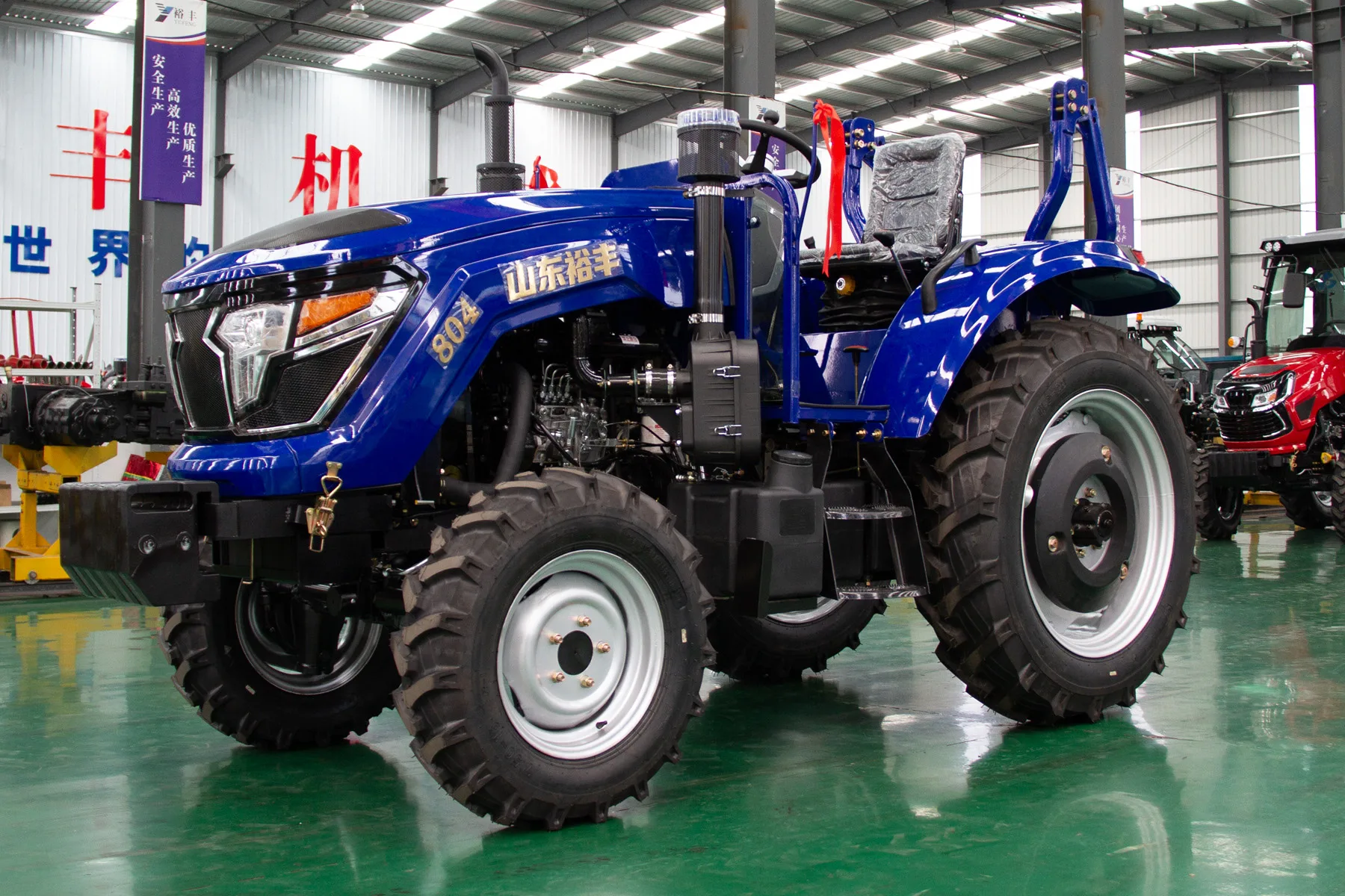 HETIAN TE504 blue utility tractor