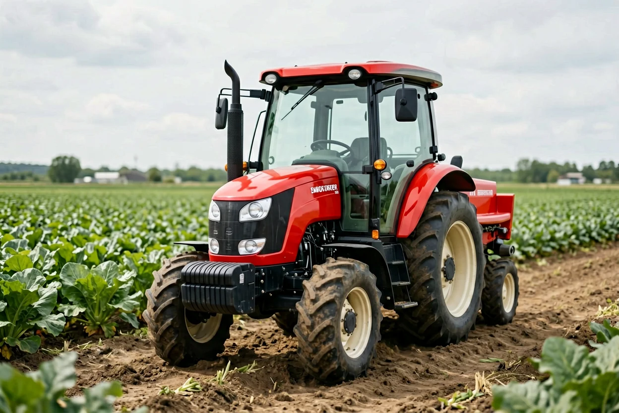 Open platform tractor