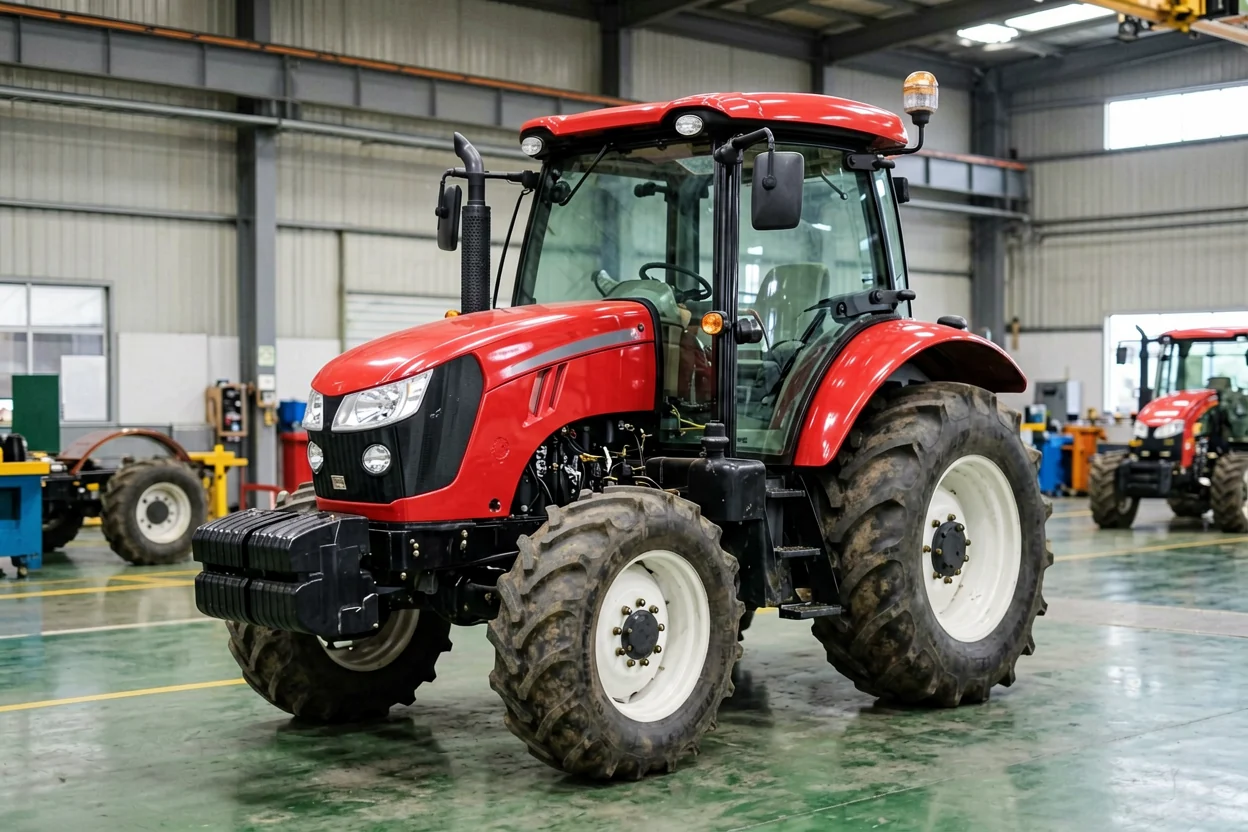 Open platform tractor