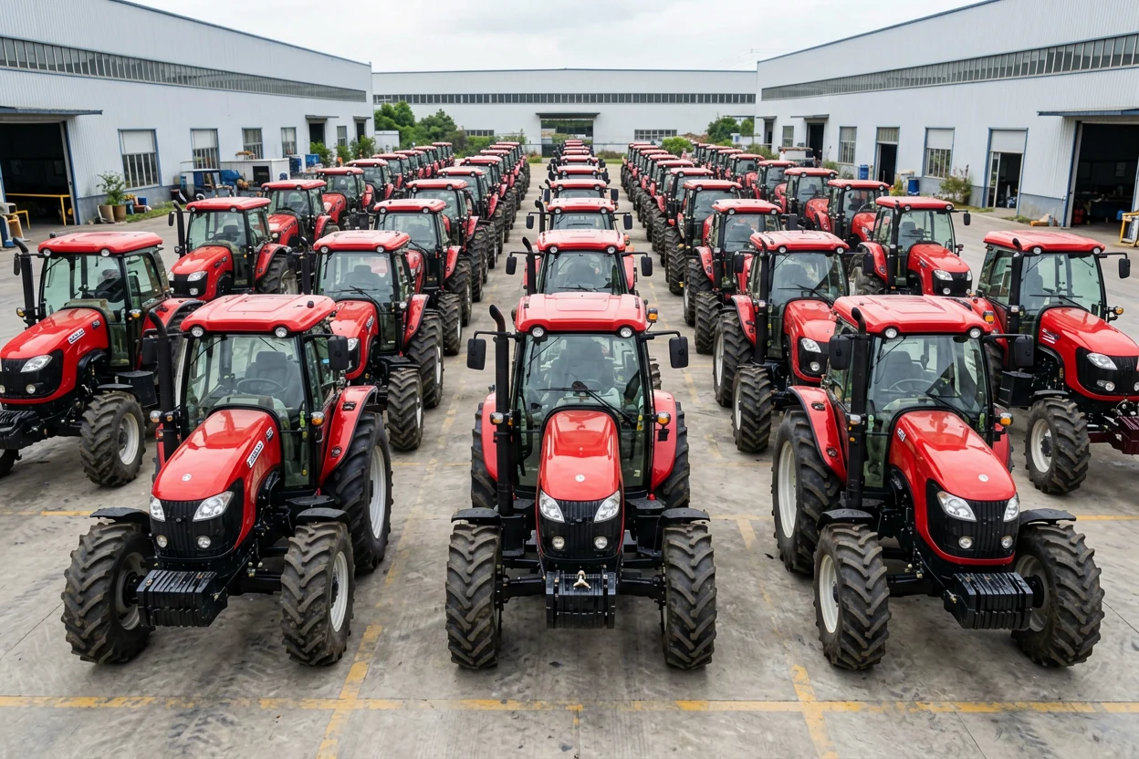 Finished YUFENG tractors