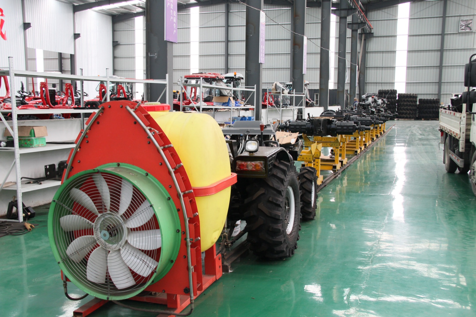 Tractor receiving inspection