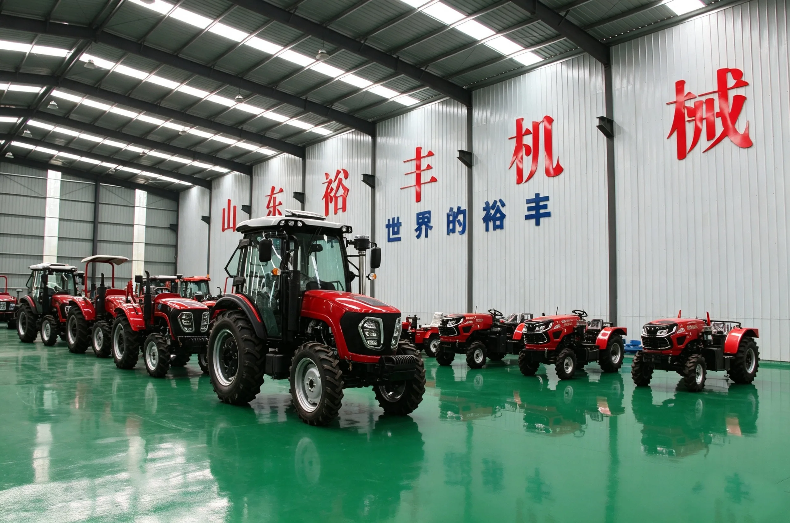 Finished HETIAN tractors