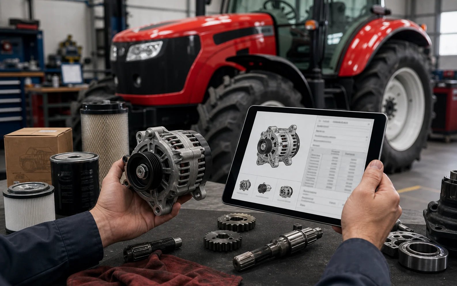 Tractor parts identification guide