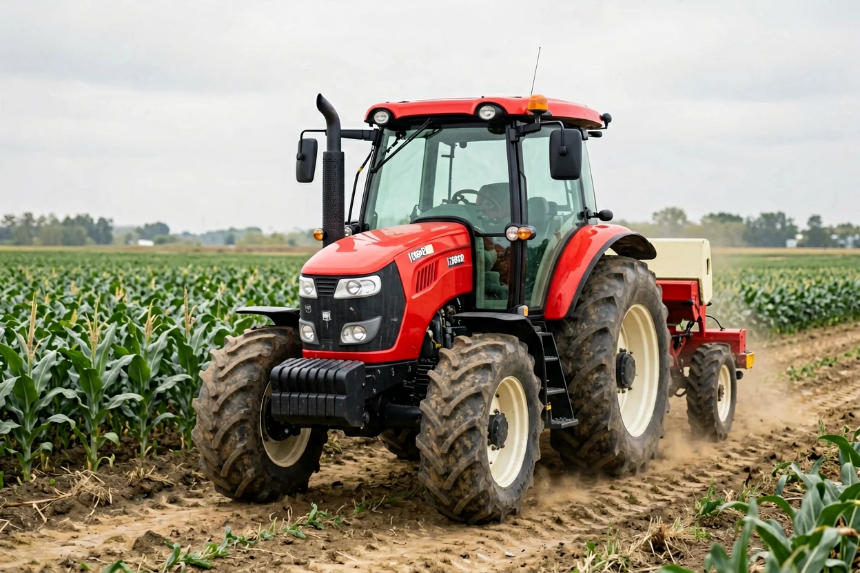 High HP tractor for large-scale farming