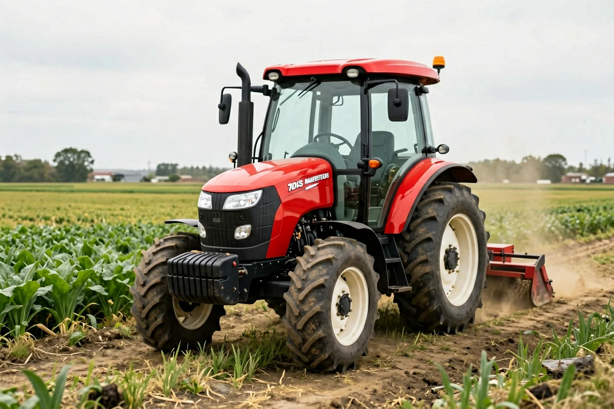 Cabin tractor for comfort and protection