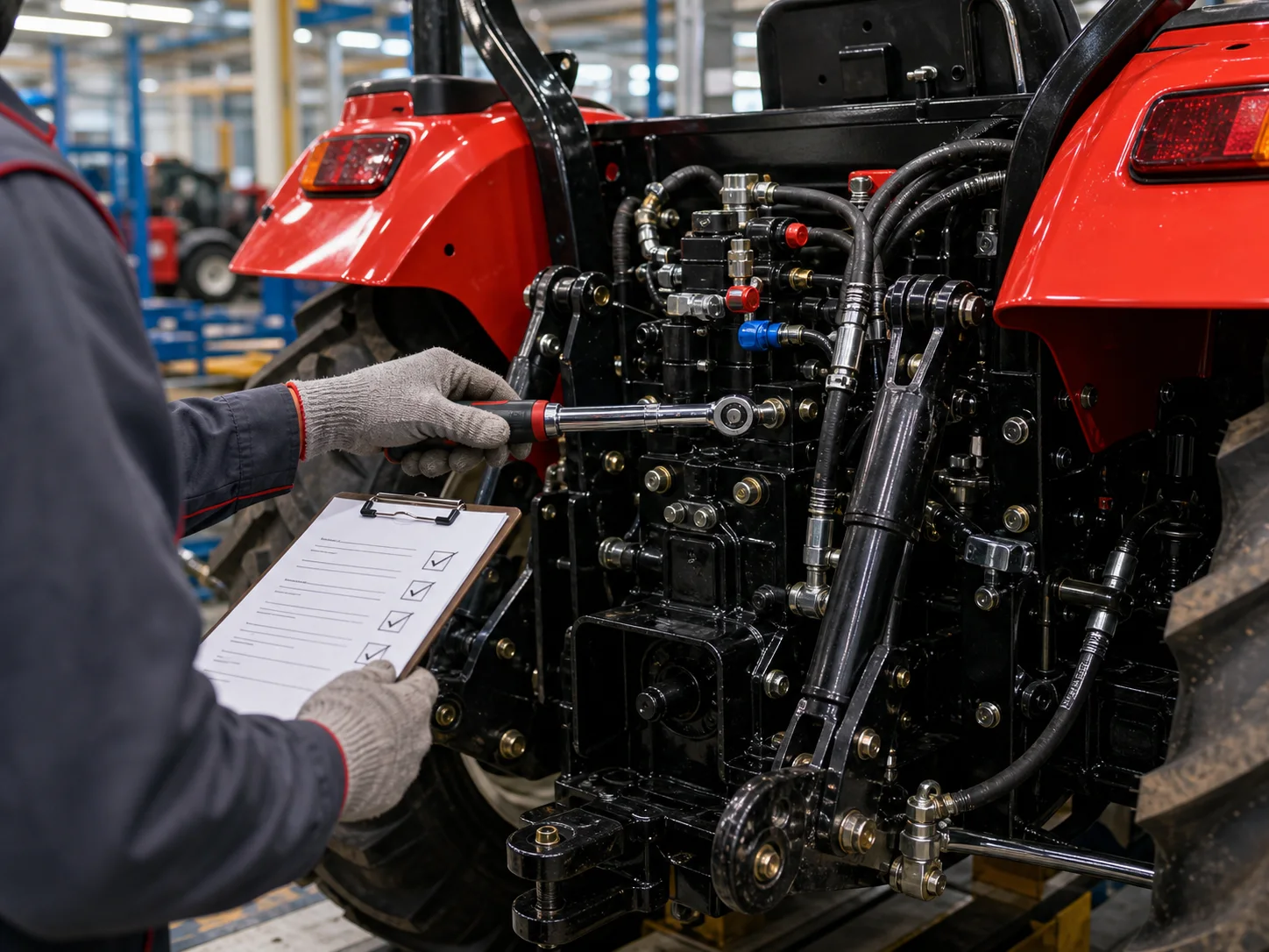 Tractor assembly verification