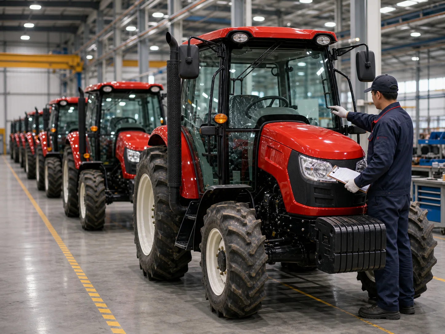 Tractor final inspection